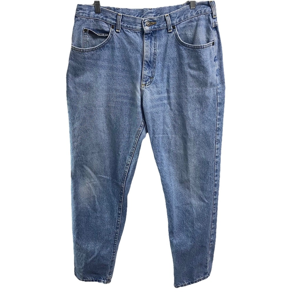 Lee Quality Womens Vintage 90s High Rise Light Wash Denim‎ "Mom" Jeans Sz. 36/30